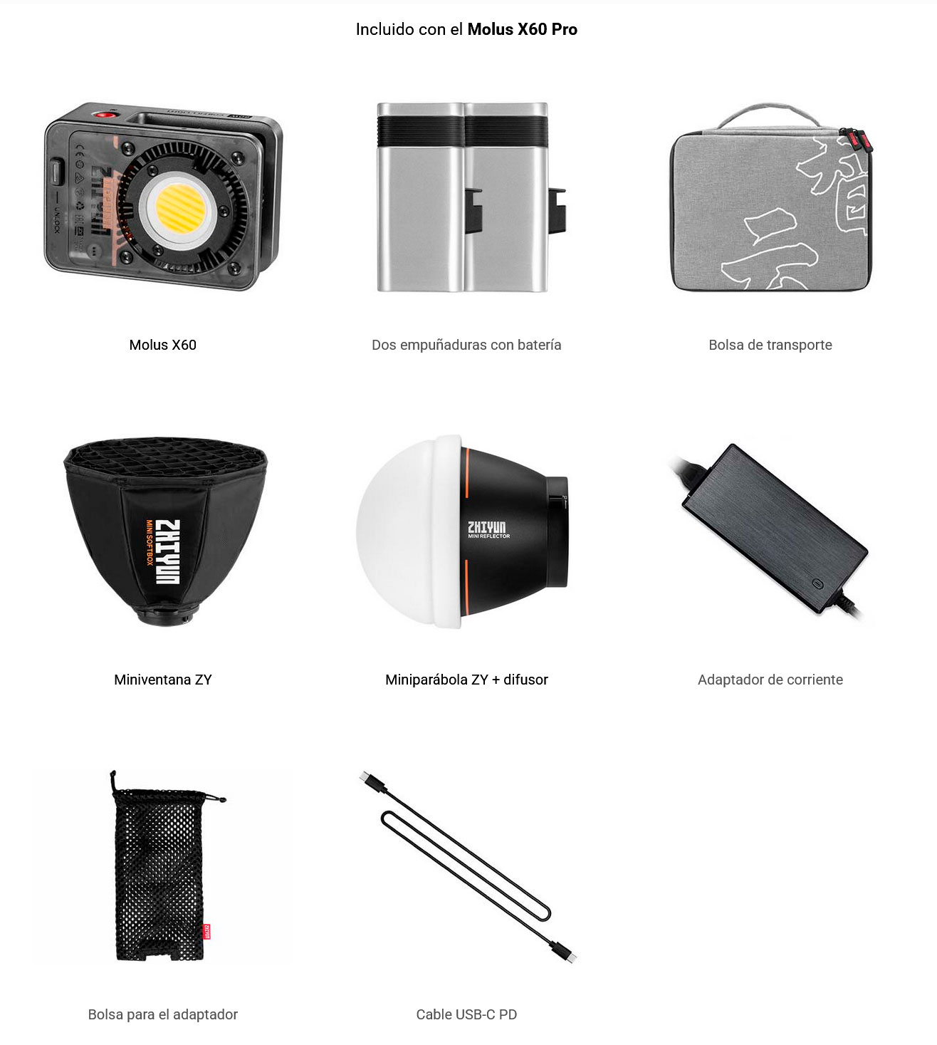 ZHIYUN Molus X60 PRO BiColor · imagen 3